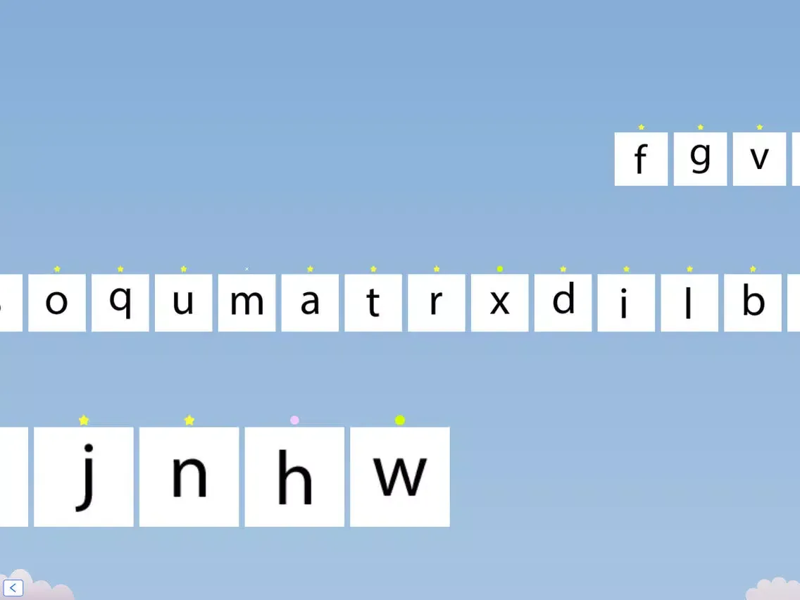 Alphabet Bubbles iPad  Screenshots