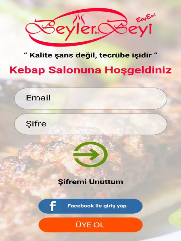 Beylerbeyi Kebap Salonu iPad 应用截图