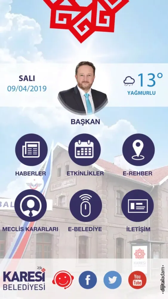 Tangkapan layar Karesi Belediyesi