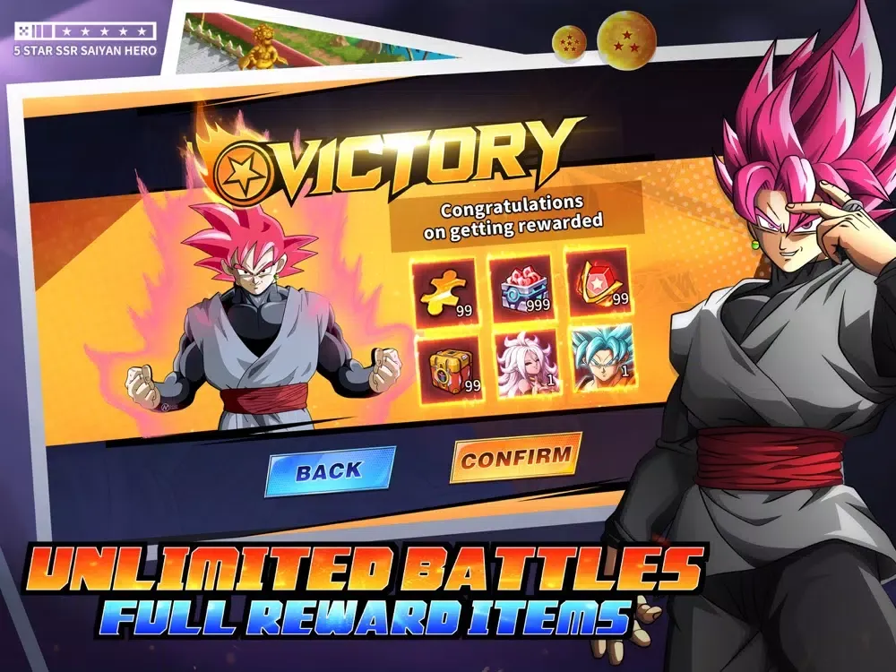Saiyan Xenoverse iPad  स्क्रीनशॉट