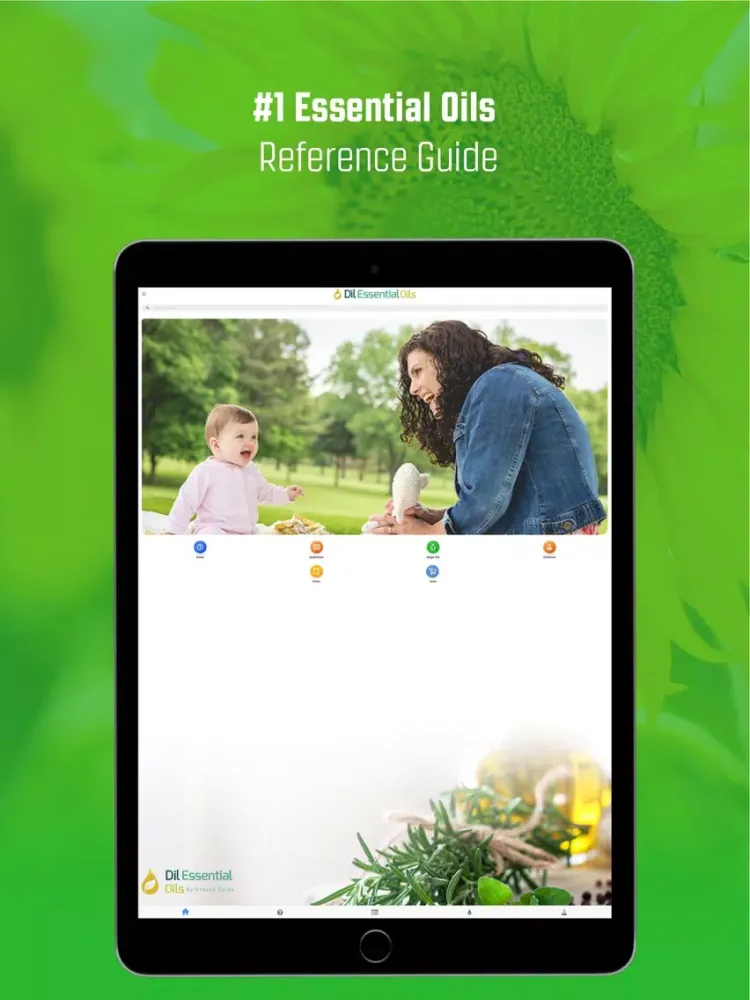 Zrzuty ekranu Dil-Ref Guide Essential Oils iPad 