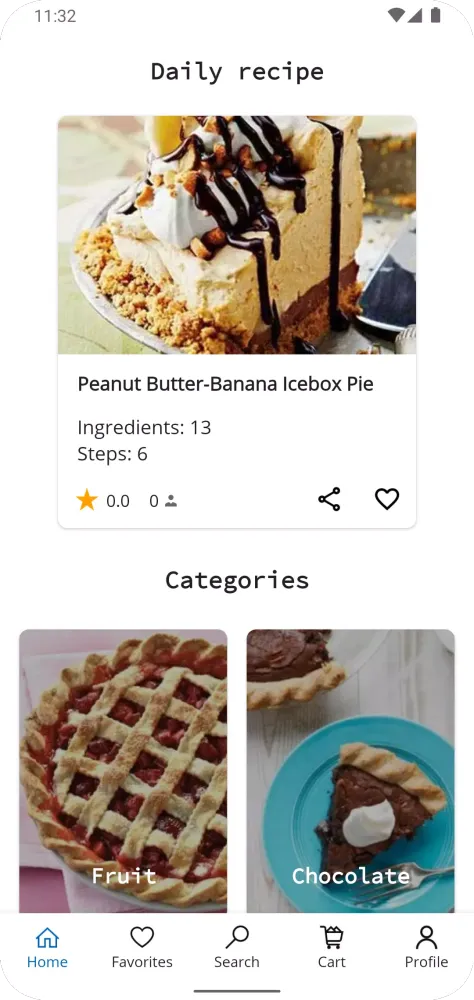 Pie Recipes Ekran Görüntüleri