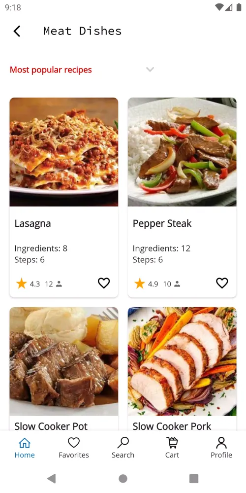 Tangkapan layar Slow Cooker Recipes