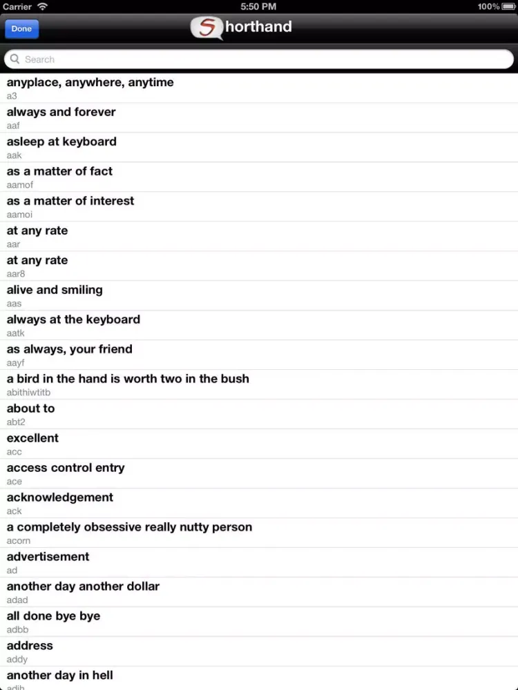 Capturas de pantalla de Shorthand - The Chat Translator iPad 
