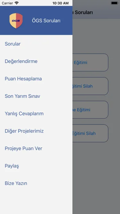 Скриншоты Özel Güvenlik Sınavı Soruları