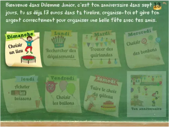 Capturas de tela do Dilemme Junior iPad 