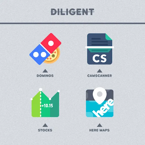 Diligent Icon Pack应用截图