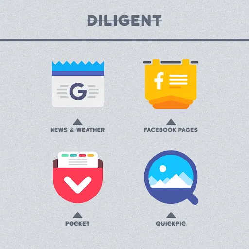 Diligent Icon Pack应用截图