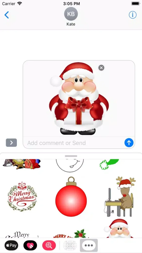 Amazing Santa Stickers Screenshots