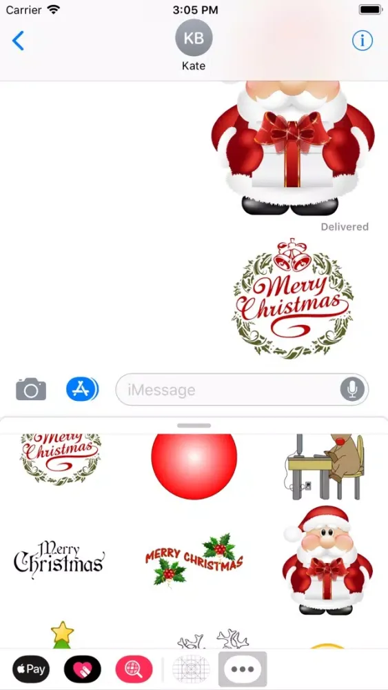 Amazing Santa Stickers Screenshots
