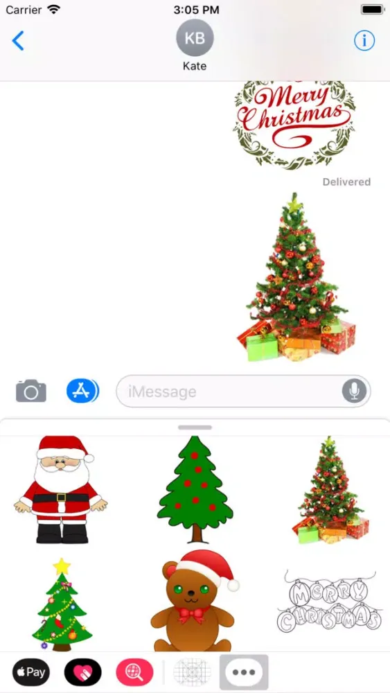 Amazing Santa Stickers Screenshots