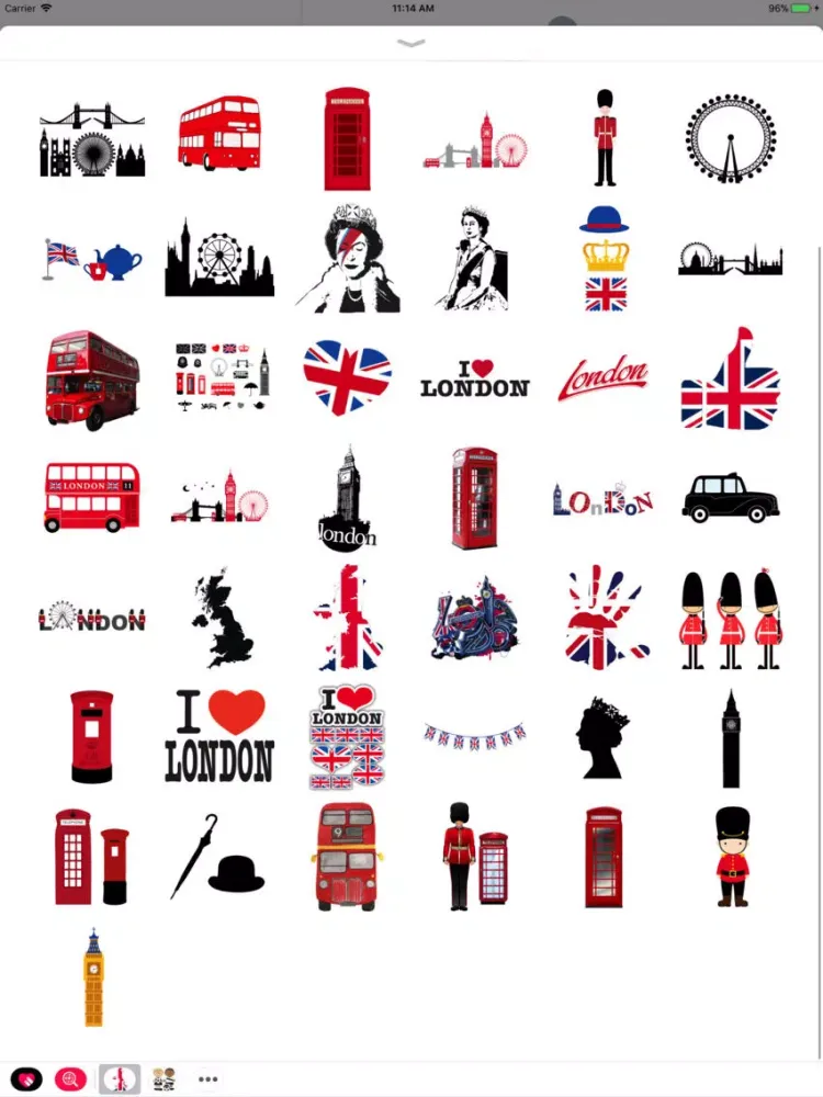تصاویر UK Stickers! iPad 
