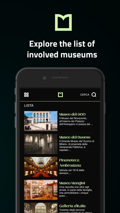 Capturas de tela do ARforMuseum
