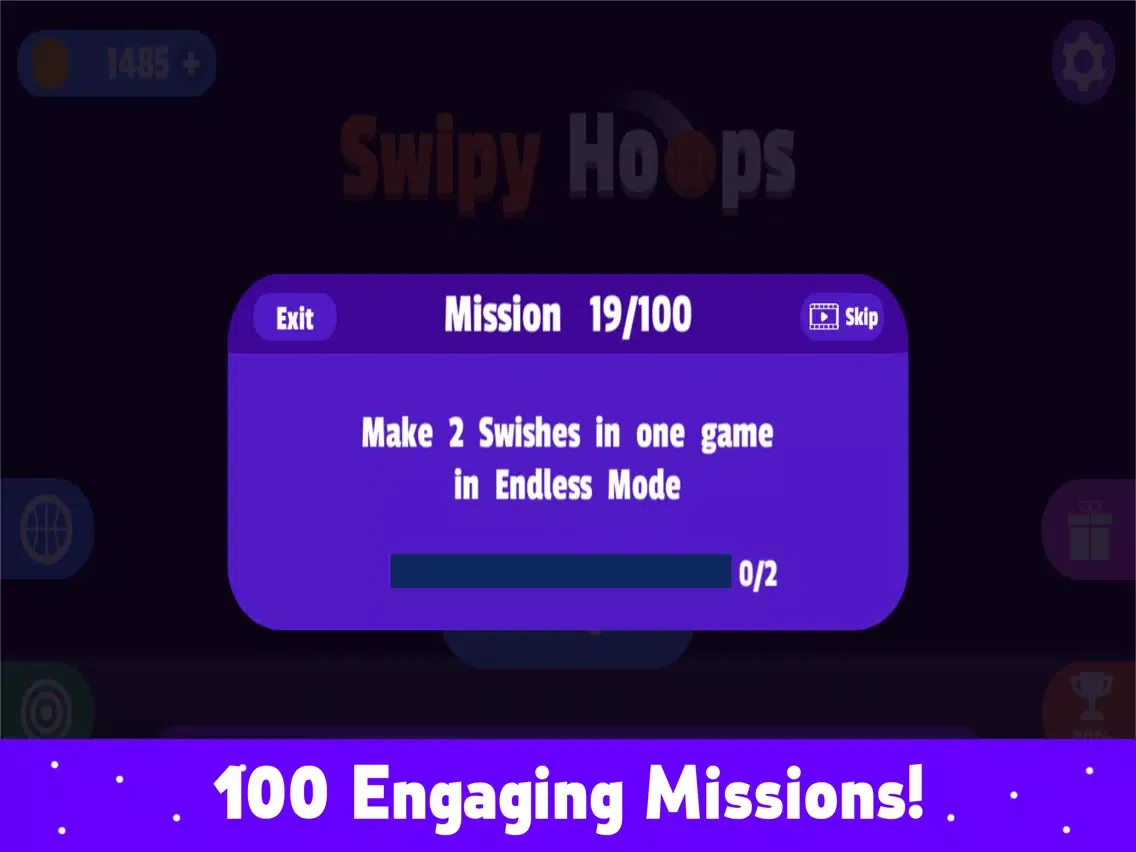 Swipy Hoops! iPad  스크린샷