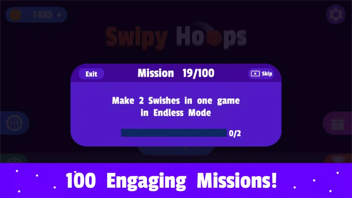 Swipy Hoops! 스크린샷