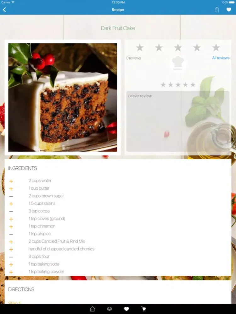 Cake Recipes for You! iPad  سکرین شاٹس