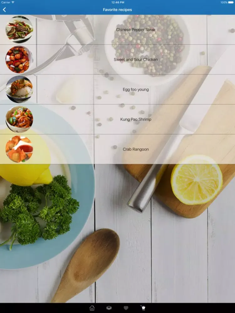 Capturas de tela do Chinese Recipes for You! iPad 