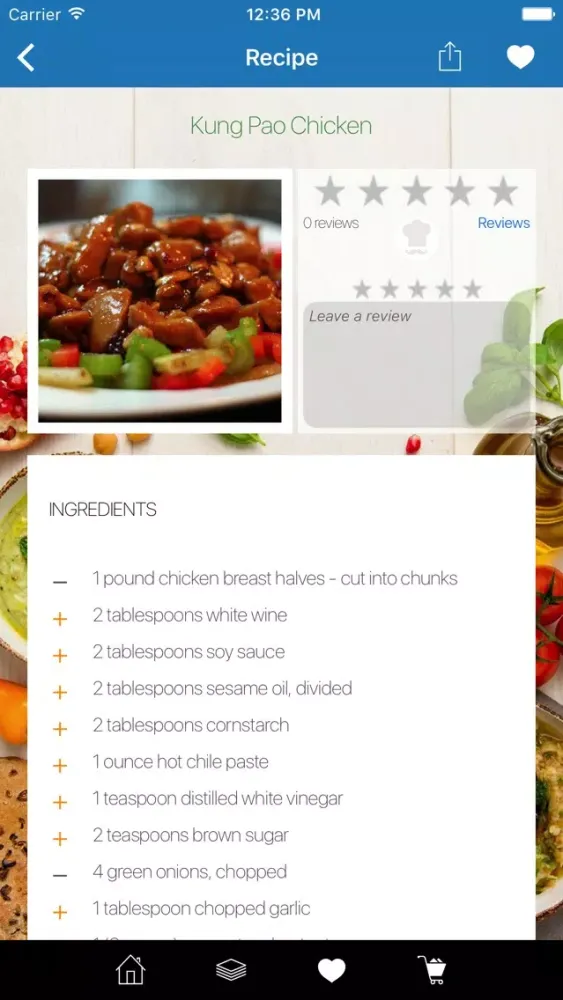 Capturas de tela do Chinese Recipes for You!