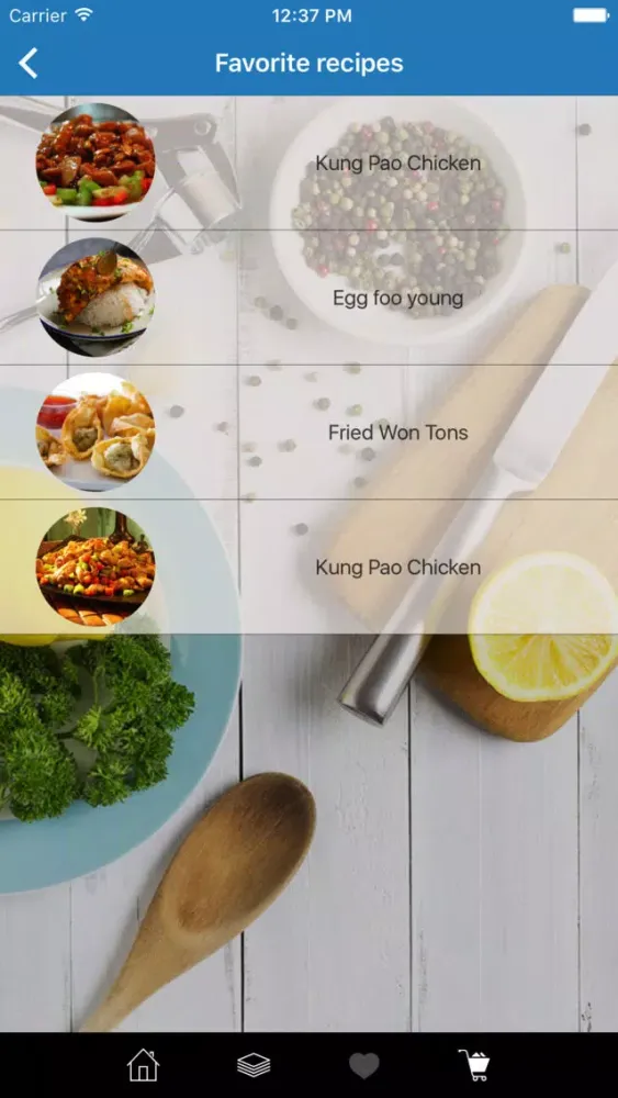 Capturas de tela do Chinese Recipes for You!
