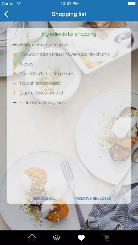 Capturas de tela do Chinese Recipes for You!