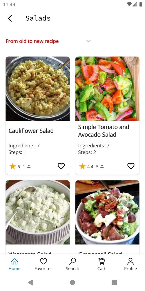 Easy Recipes. Recipe Book स्क्रीनशॉट