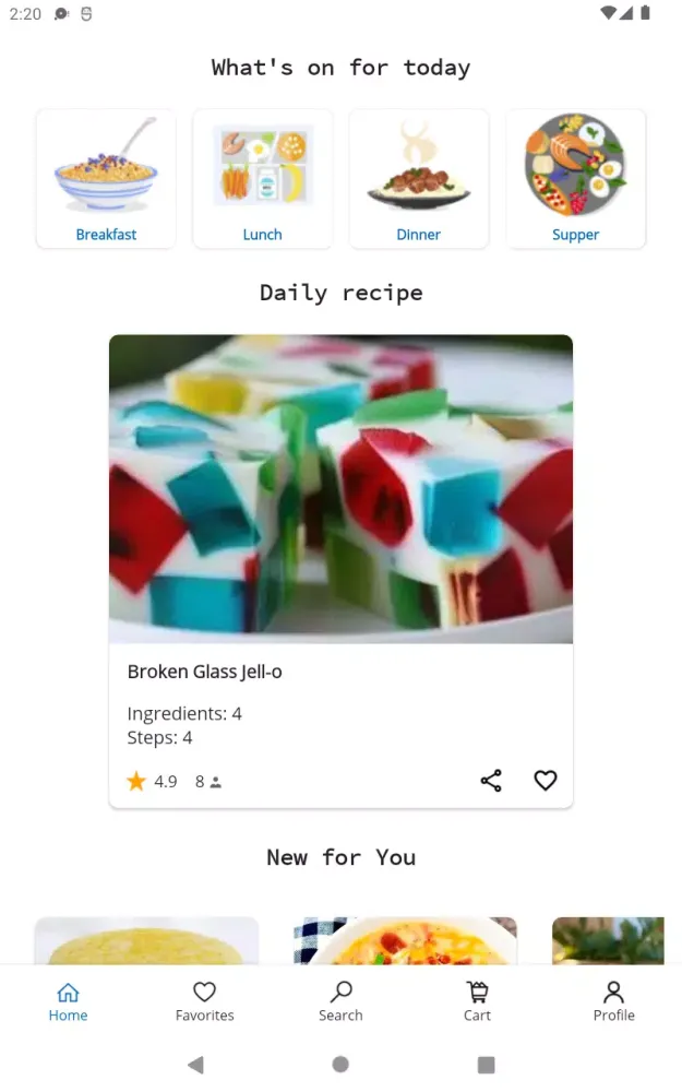 Easy Recipes. Recipe Book स्क्रीनशॉट