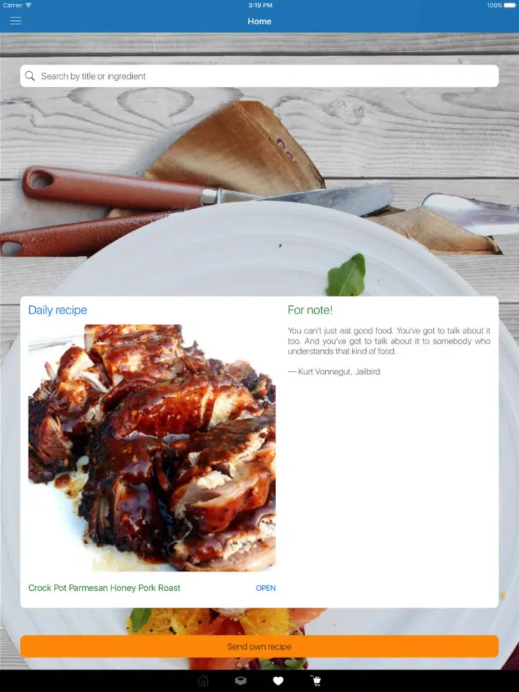 CrockPot and Oven Recipes iPad  سکرین شاٹس