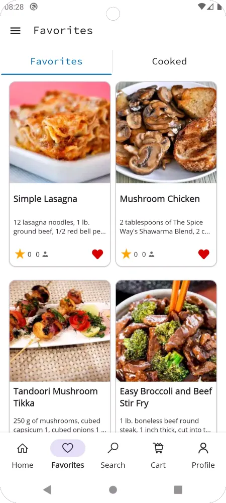 Mushroom Recipes Screenshots