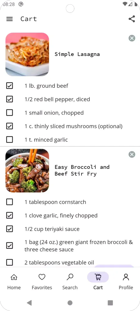 Mushroom Recipes Screenshots