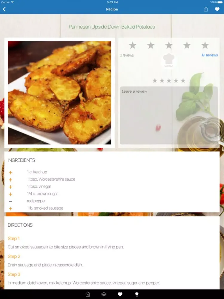 Zrzuty ekranu Oven Recipes for You! iPad 
