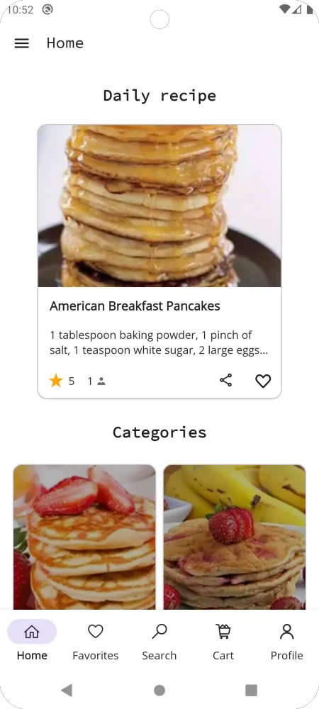 Pancake Recipes স্ক্রিনশট