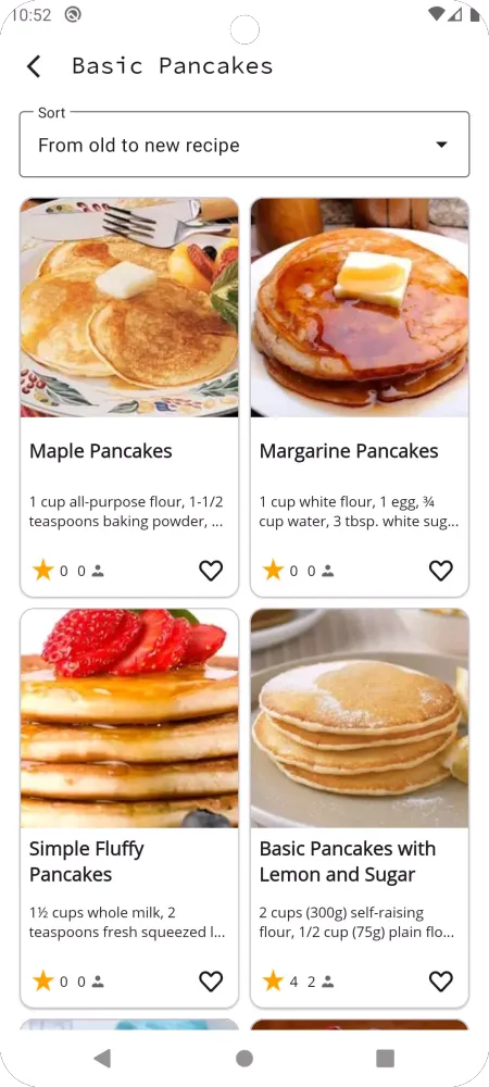 Pancake Recipes স্ক্রিনশট