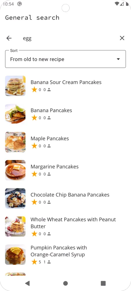 Pancake Recipes স্ক্রিনশট