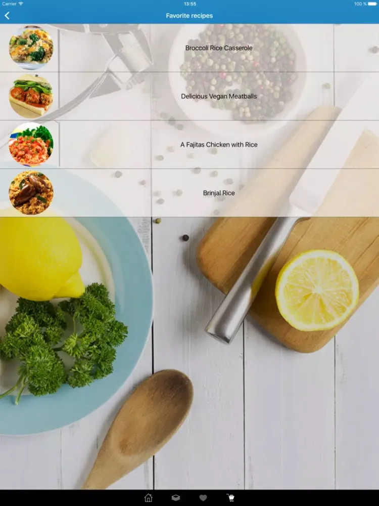 Rice Recipes for You! iPad  스크린샷