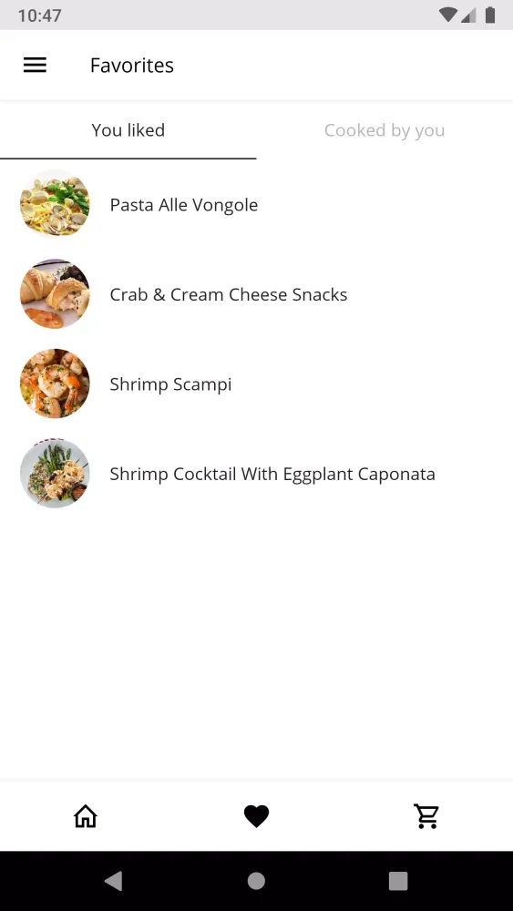 Screenshot di Seafood Recipes