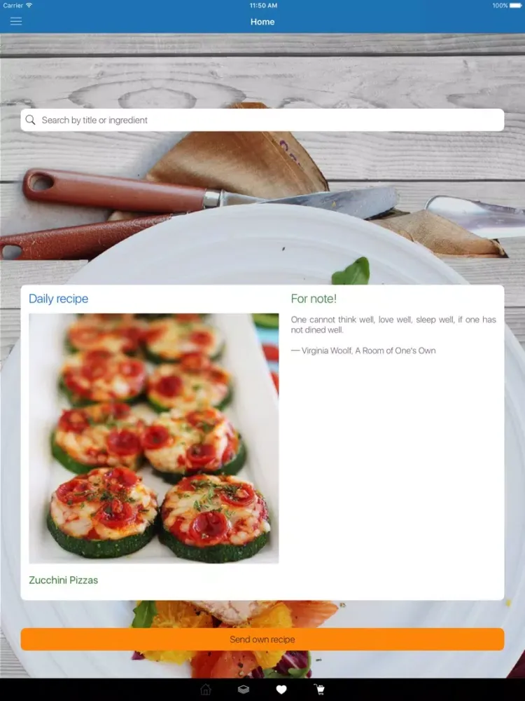 ภาพหน้าจอของ Snack Recipes for You! iPad 