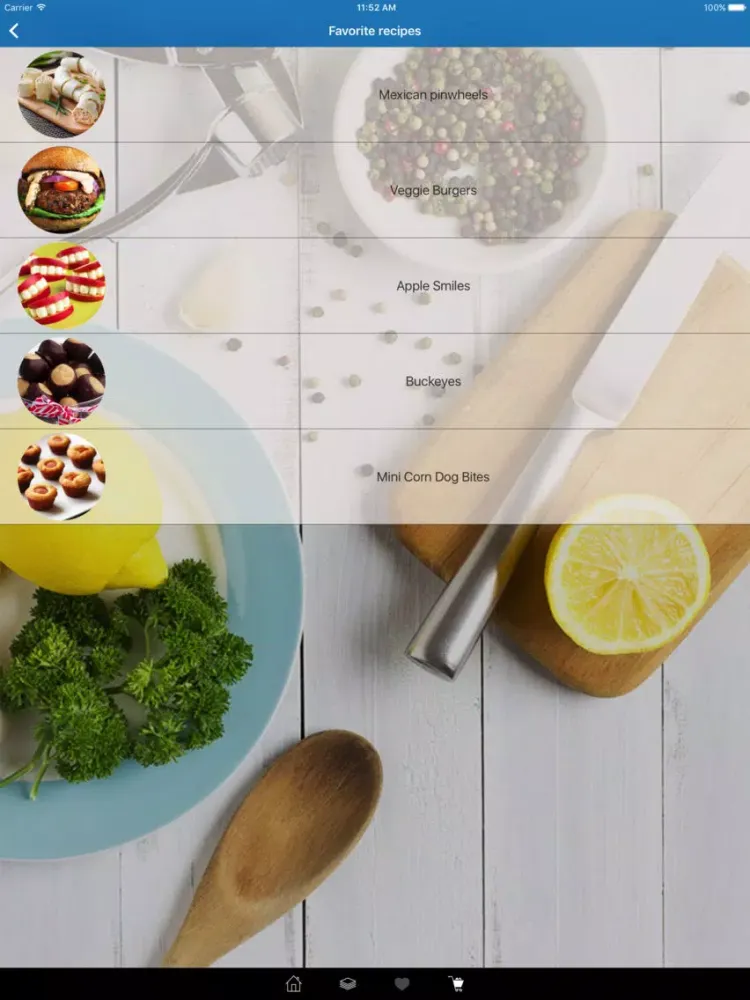 ภาพหน้าจอของ Snack Recipes for You! iPad 