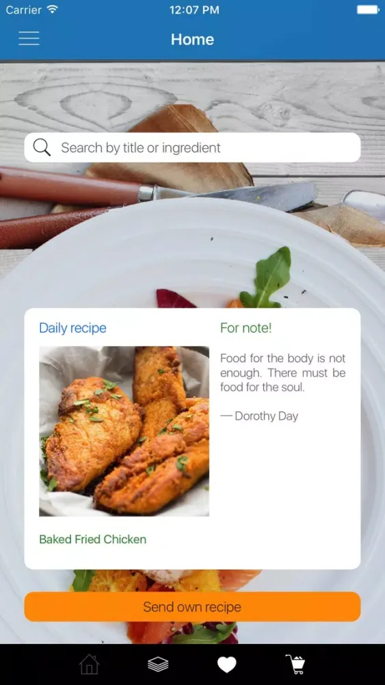ภาพหน้าจอของ Snack Recipes for You!