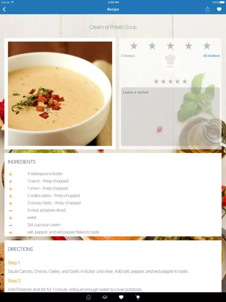 Soup Recipes for You! iPad  سکرین شاٹس