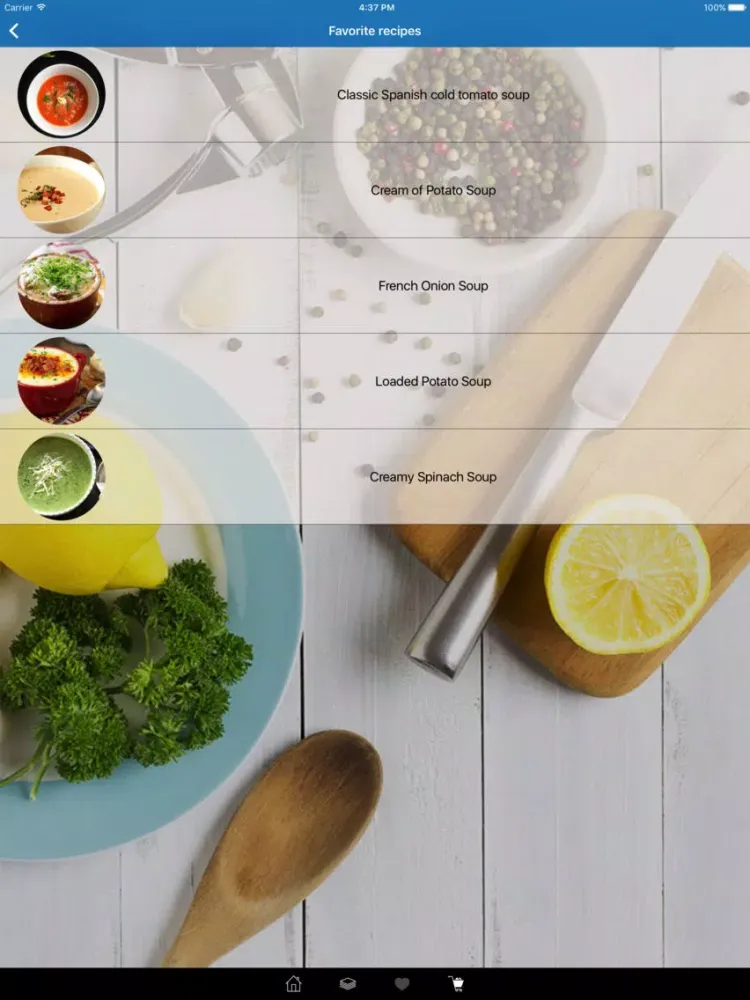 Soup Recipes for You! iPad  سکرین شاٹس