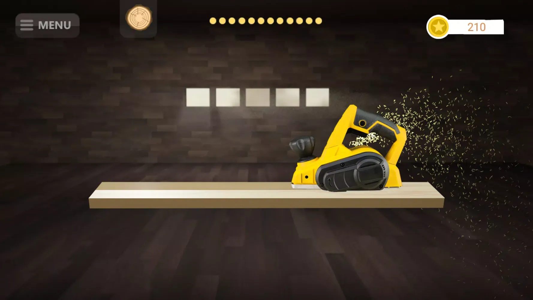 Tangkapan layar Circular Saw Simulator