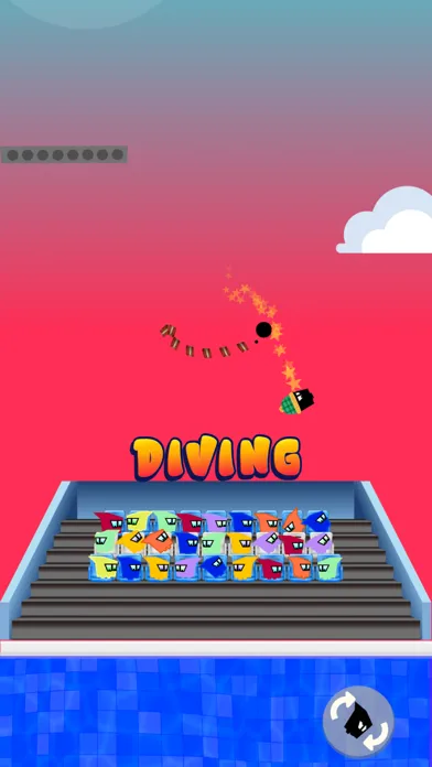 Zrzuty ekranu Little Diver diving pool game