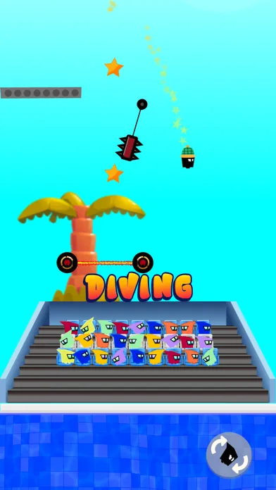 Zrzuty ekranu Little Diver diving pool game