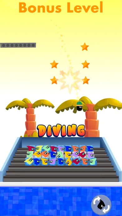 Zrzuty ekranu Little Diver diving pool game