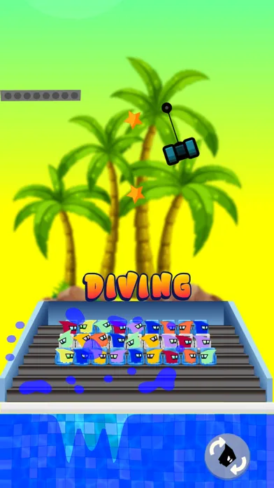 Zrzuty ekranu Little Diver diving pool game