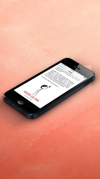 Screenshot di XKCD: What If? Reader