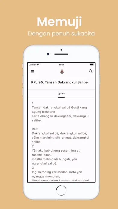 Ảnh chụp màn hình của Kidung Pasamuan Jawi ⁺