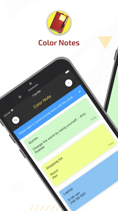 Screenshot di Color Notes