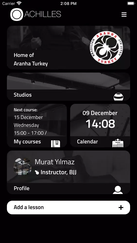 Ảnh chụp màn hình của Achilles Studio
