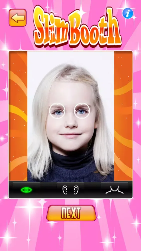 Capturas de tela do Slim Booth (Lite) – Magic! Slimmer Face and Bigger Eyes